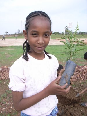 Student in Asmara school