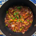 eggplant red kidney stew