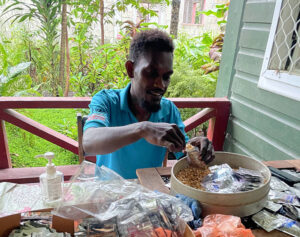 ICT4D project seed packing