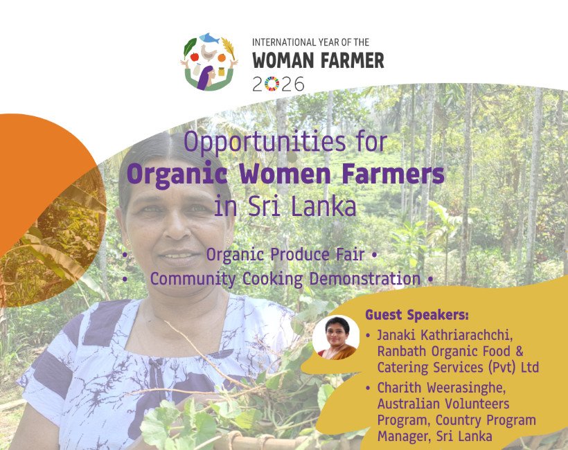 Organic Women Farmer event image